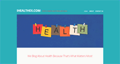 Desktop Screenshot of ihealthex.com